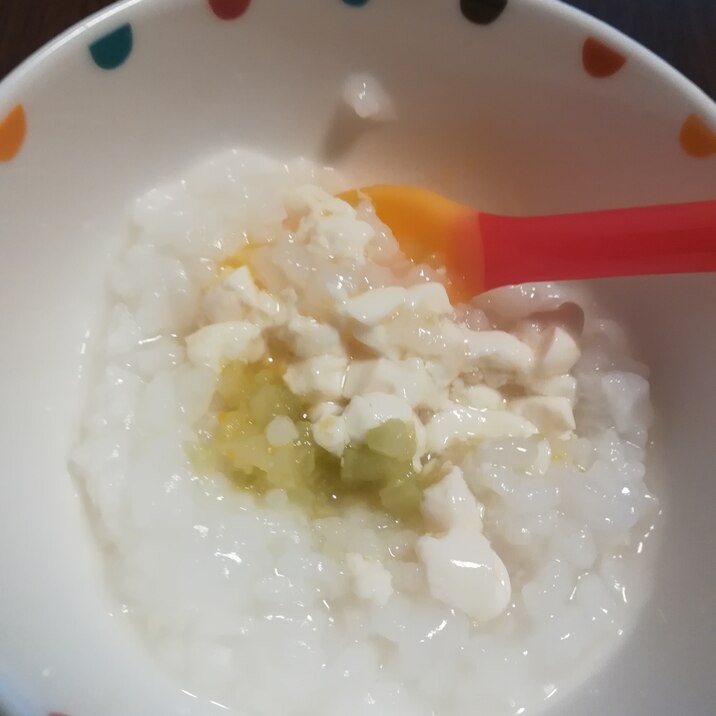 離乳食中期 きゅうりの白和え粥 レシピ 作り方 By もん1223 楽天レシピ 離乳食中期 きゅうりの白和え粥 レシピ 作り方 By もん1223 楽天レシピ